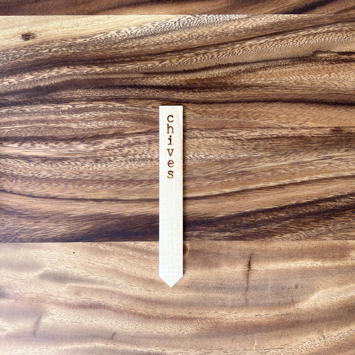 Herb Garden Plant Markers -Eco Friendly Natural Wood Planter Stakes