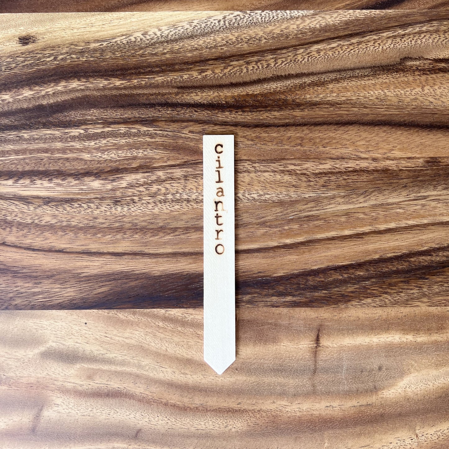 Herb Garden Plant Markers -Eco Friendly Natural Wood Planter Stakes