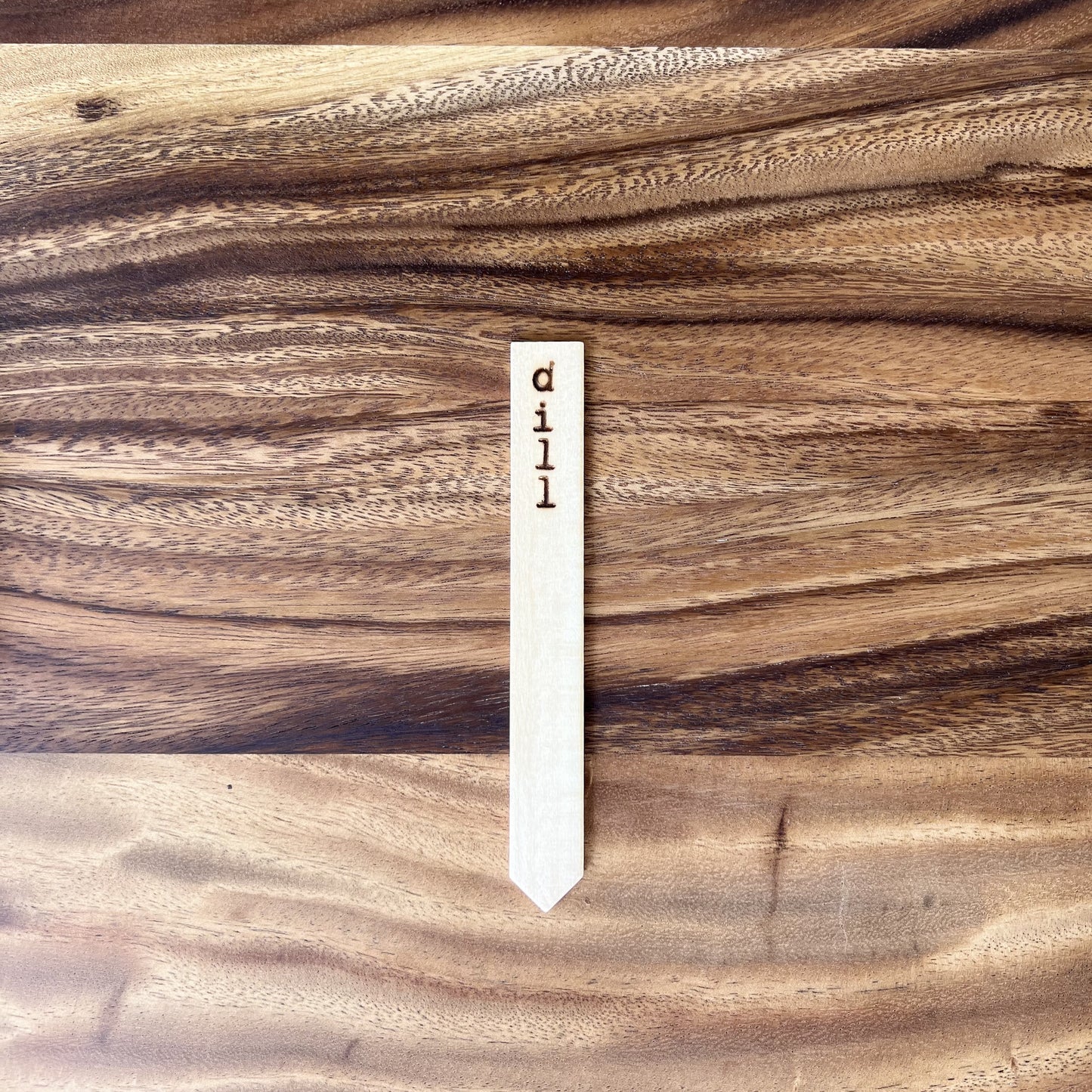 Herb Garden Plant Markers -Eco Friendly Natural Wood Planter Stakes