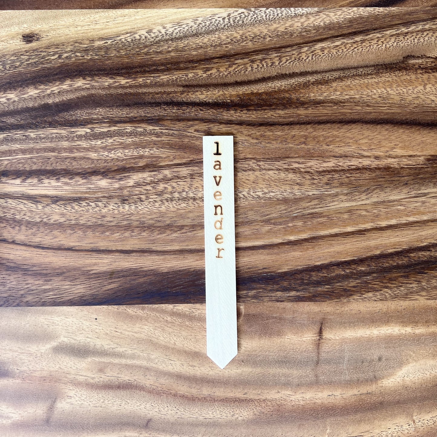 Herb Garden Plant Markers -Eco Friendly Natural Wood Planter Stakes