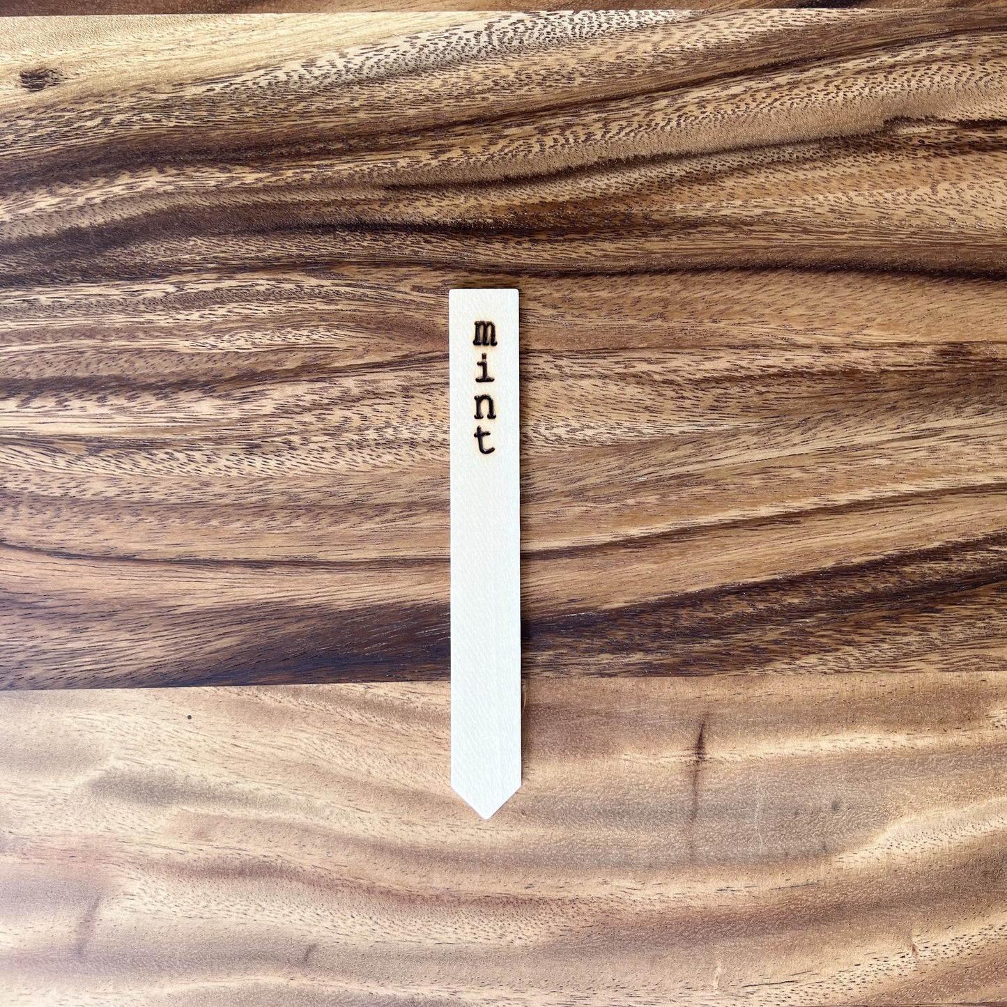 Herb Garden Plant Markers -Eco Friendly Natural Wood Planter Stakes