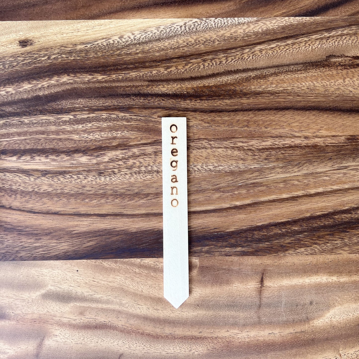 Herb Garden Plant Markers -Eco Friendly Natural Wood Planter Stakes