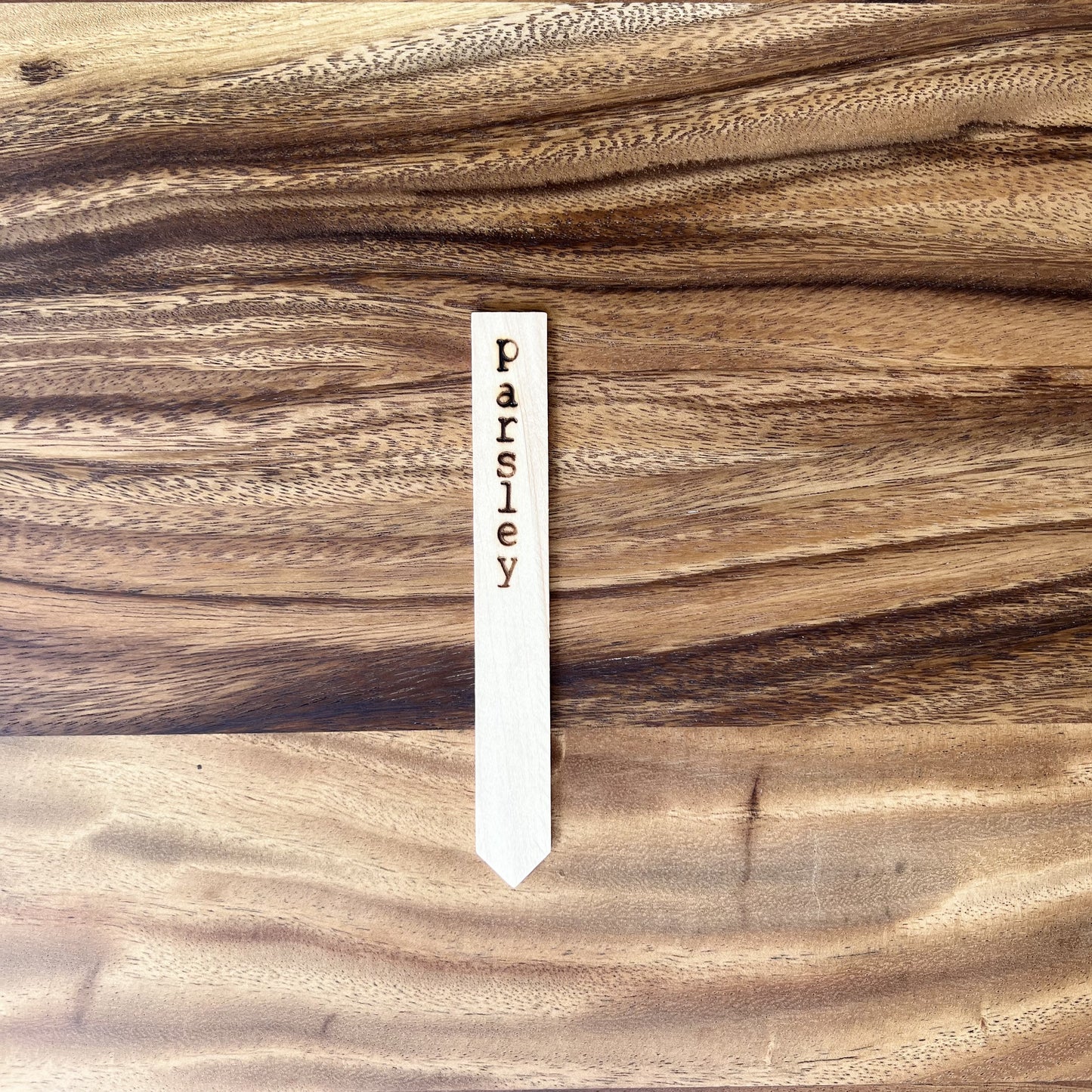 Herb Garden Plant Markers -Eco Friendly Natural Wood Planter Stakes