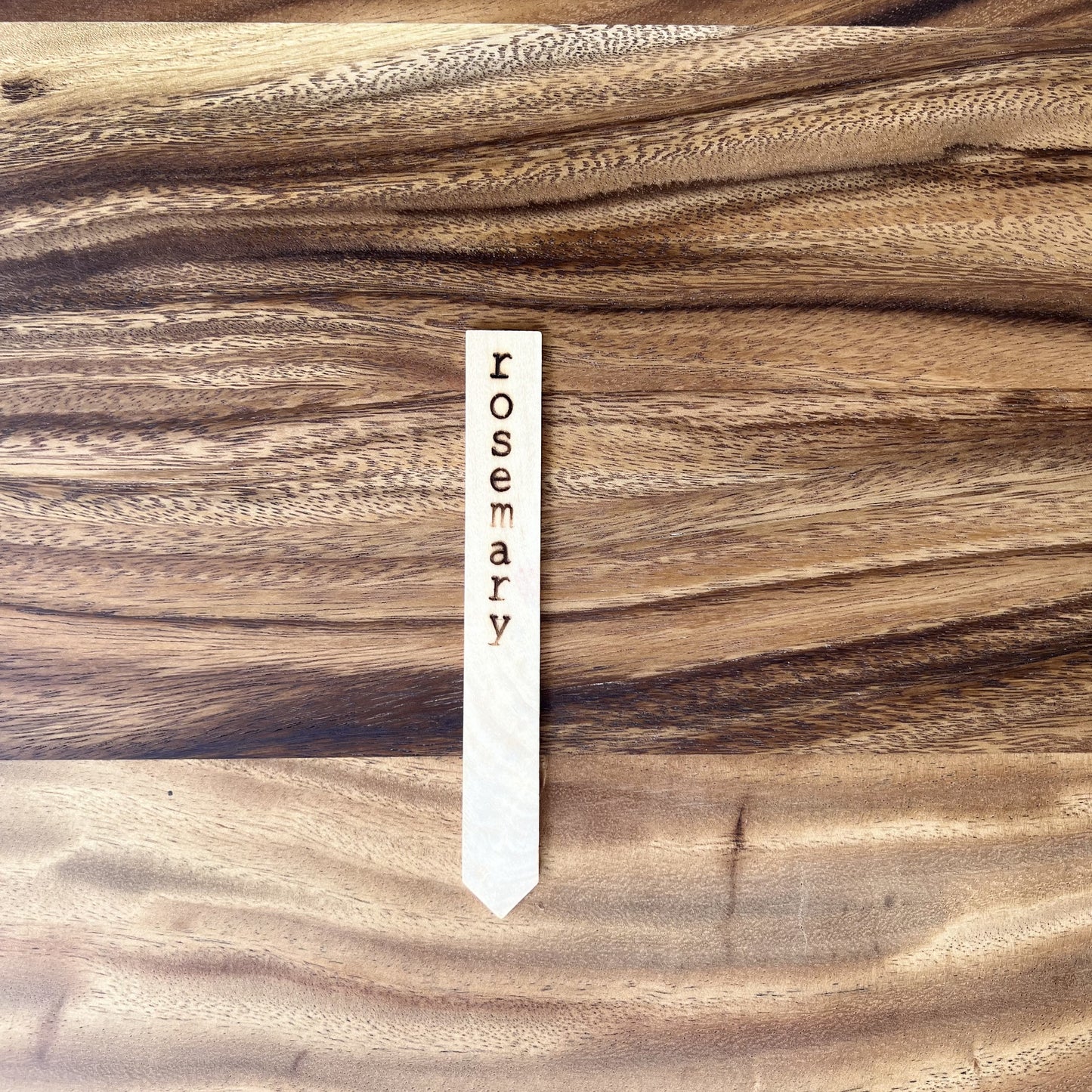 Herb Garden Plant Markers -Eco Friendly Natural Wood Planter Stakes