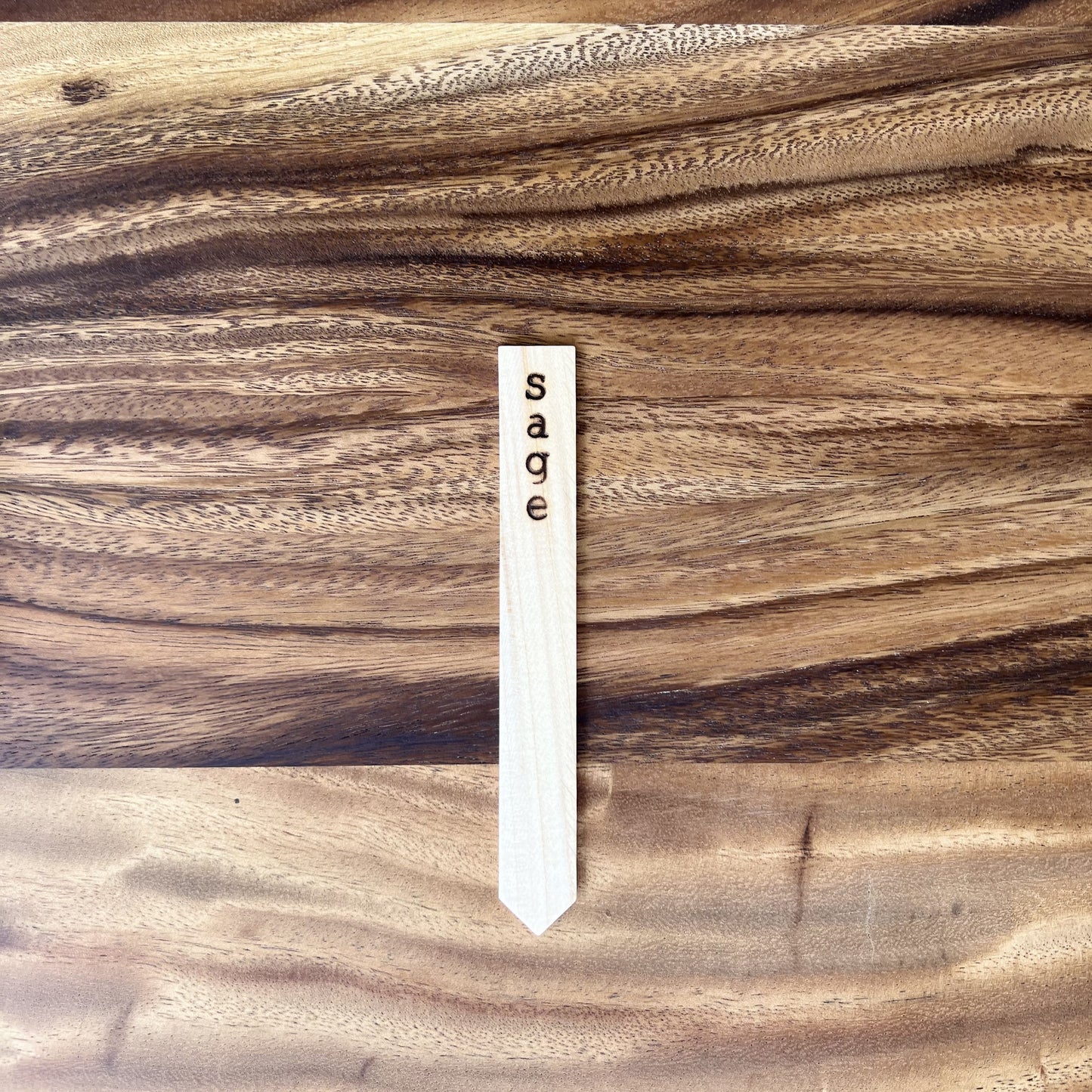 Herb Garden Plant Markers -Eco Friendly Natural Wood Planter Stakes