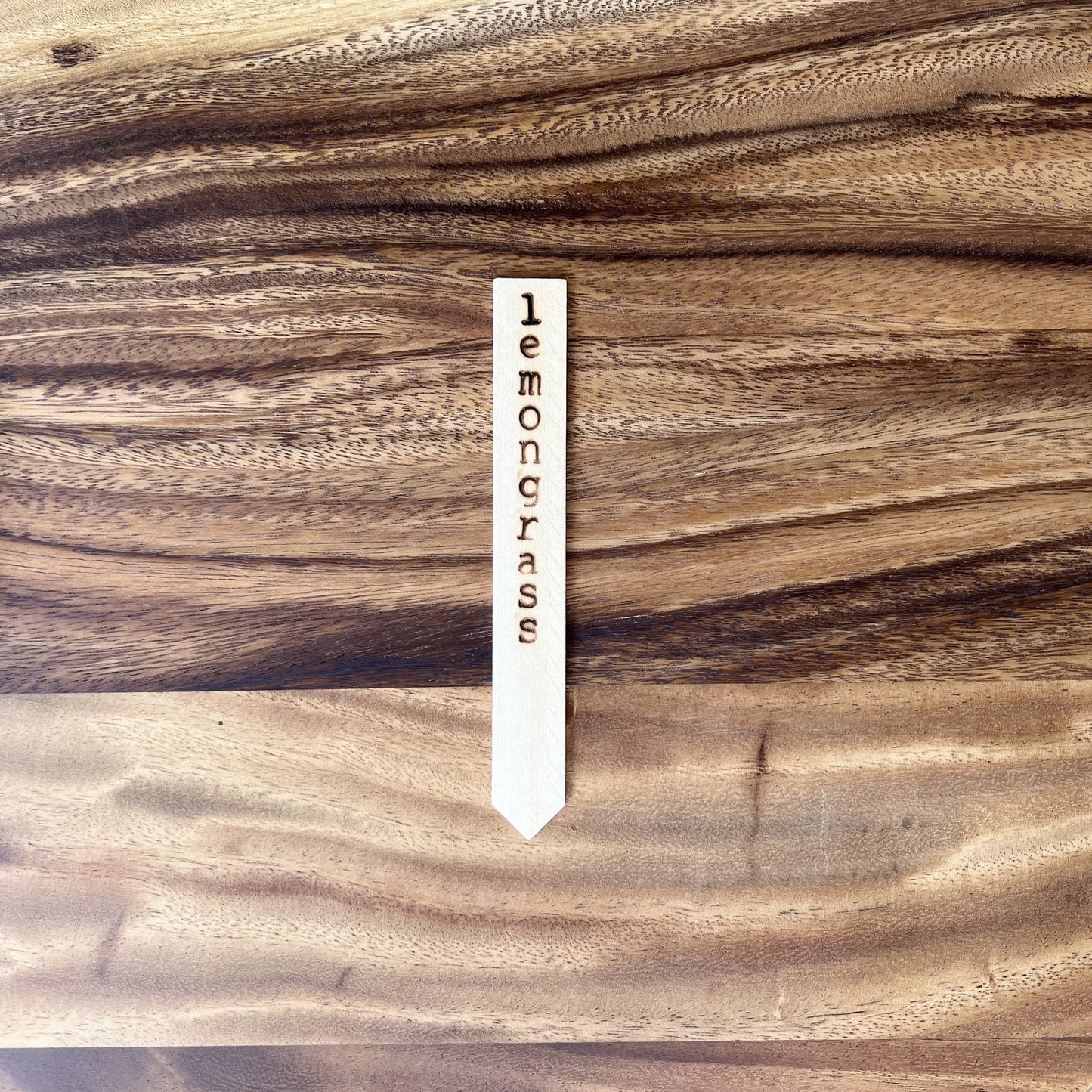 Herb Garden Plant Markers -Eco Friendly Natural Wood Planter Stakes