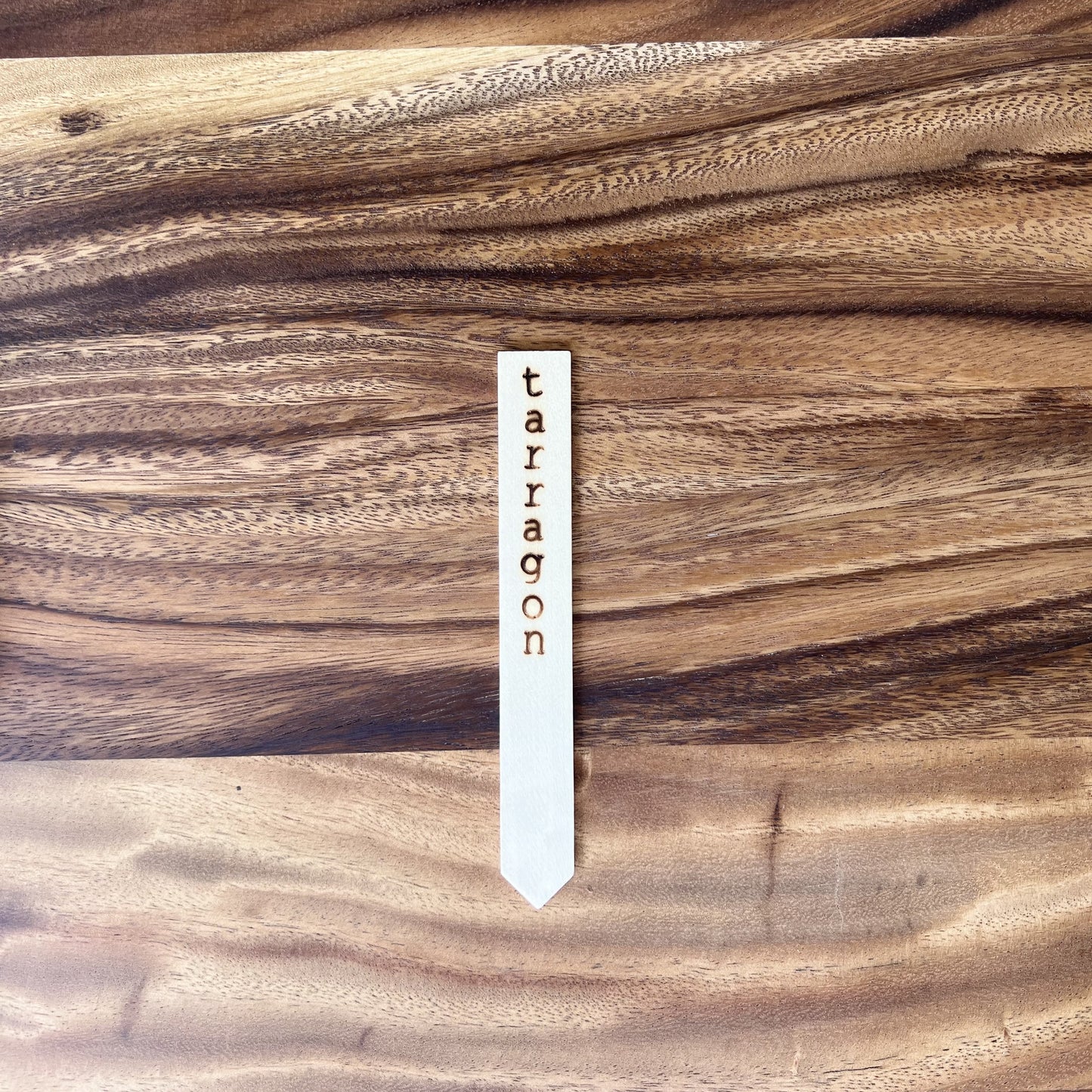 Herb Garden Plant Markers -Eco Friendly Natural Wood Planter Stakes