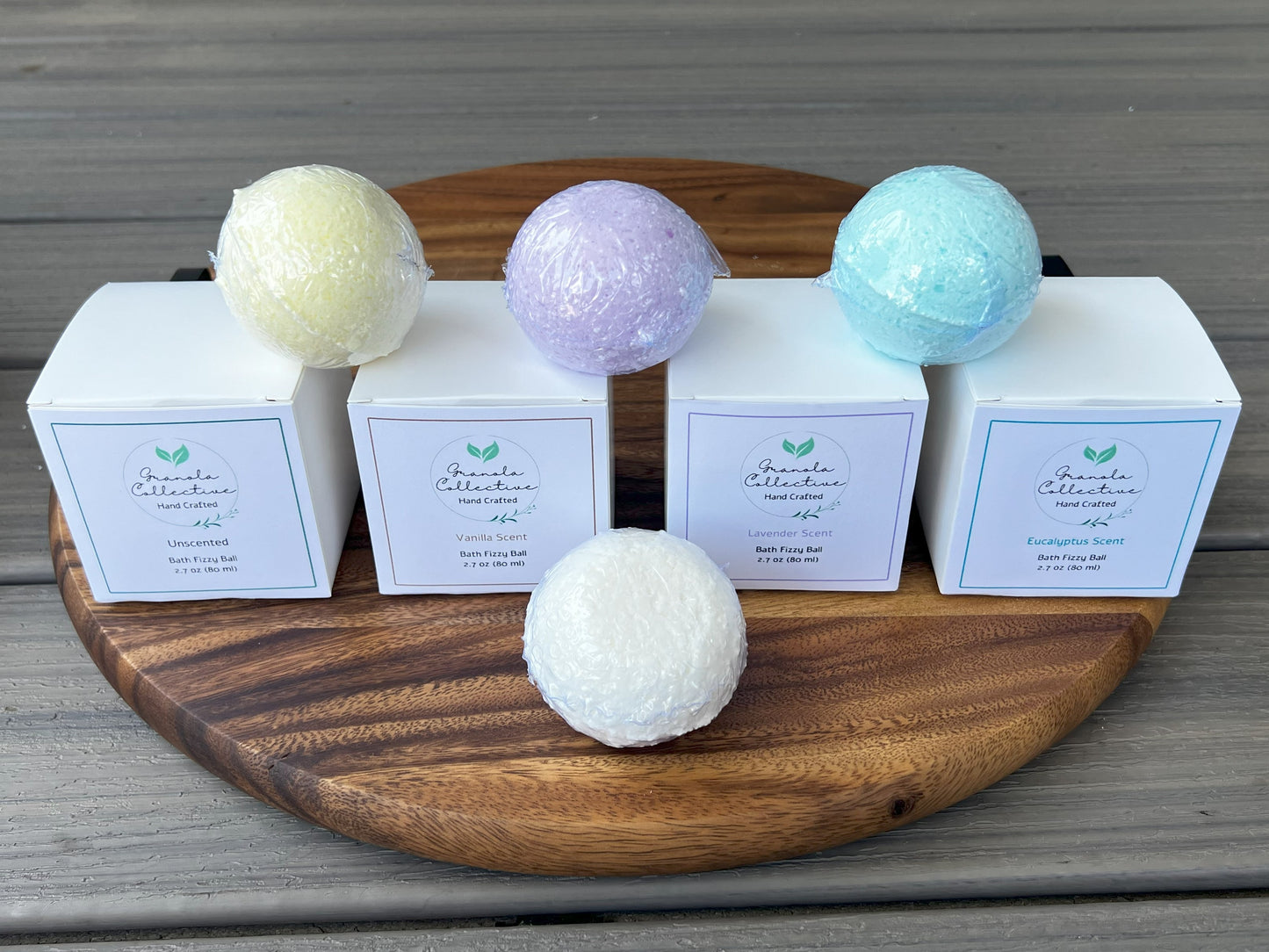 Natural Bath Fizzy Ball - Plant Based Ingredients, Good for Your Skin and Hair