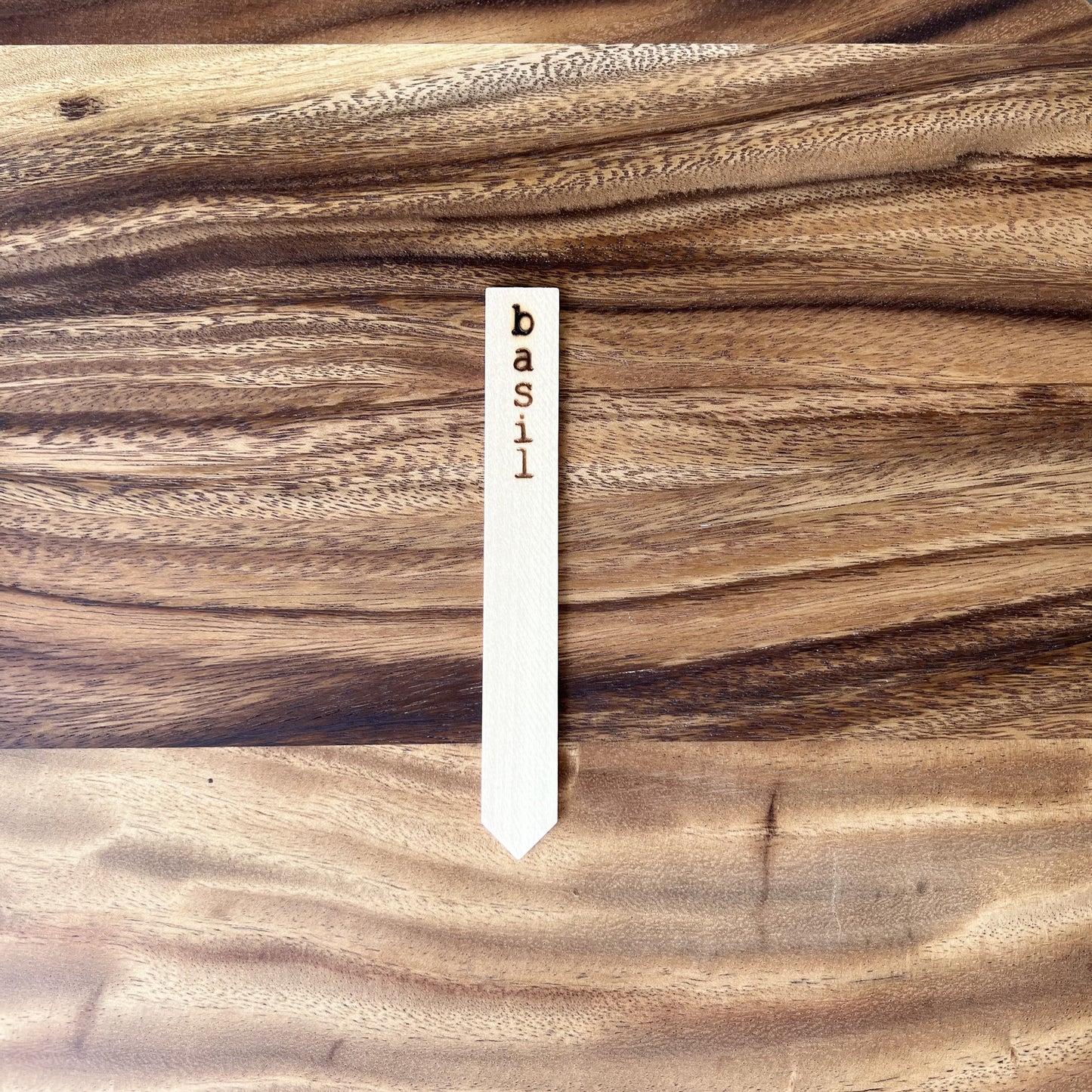 Herb Garden Plant Markers -Eco Friendly Natural Wood Planter Stakes