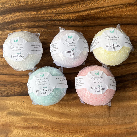 Natural Bath Fizzy Ball - Plant Based Ingredients, Good for Your Skin and Hair