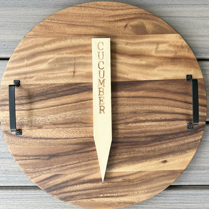 Pine Wood Garden Stakes - Natural Plant Labels for Seed & Garden Organization