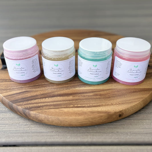 New! Natural Exfoliating Sugar Scrub - Organic Body Scrub by Granola Collective