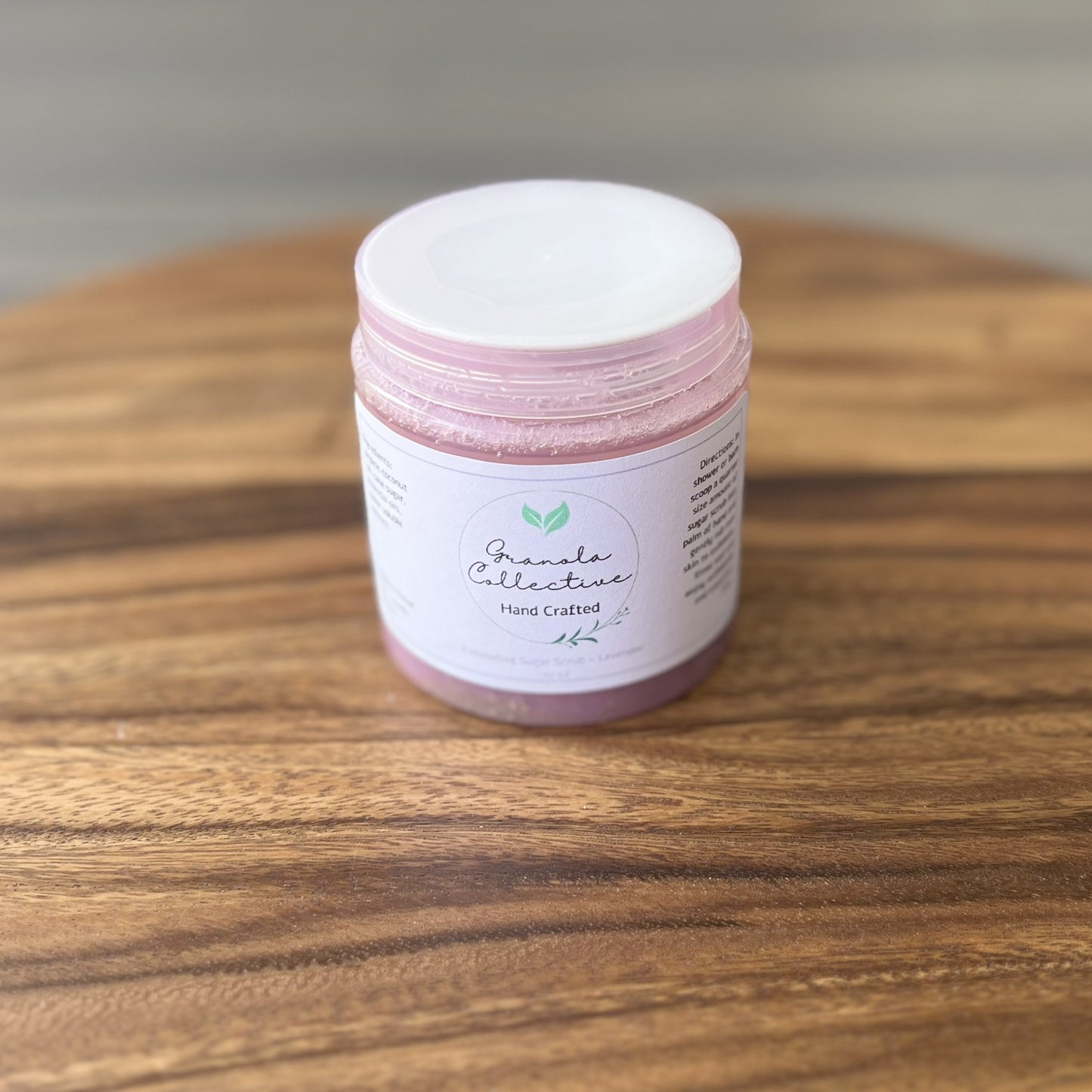 New! Natural Exfoliating Sugar Scrub - Organic Body Scrub by Granola Collective