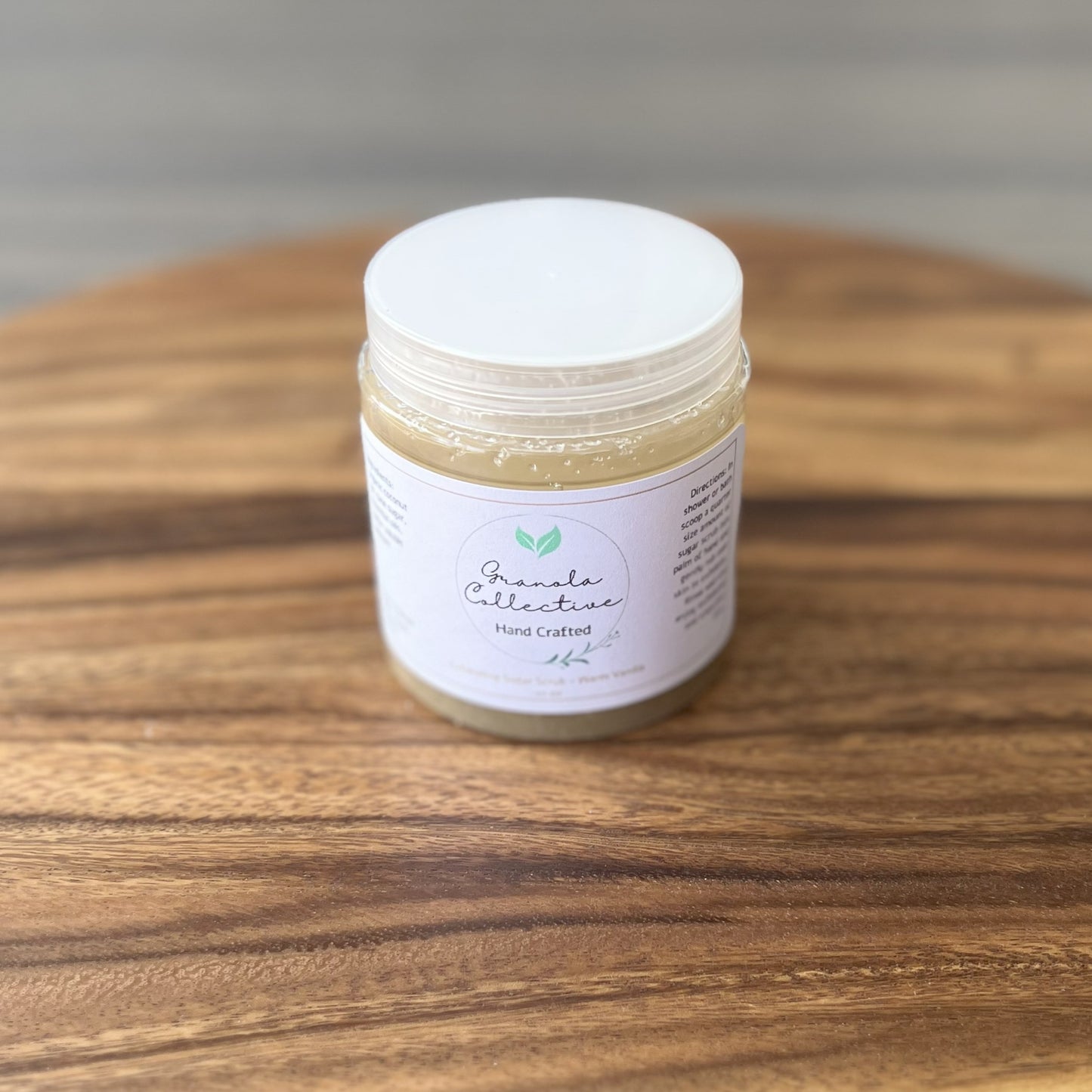 New! Natural Exfoliating Sugar Scrub - Organic Body Scrub by Granola Collective