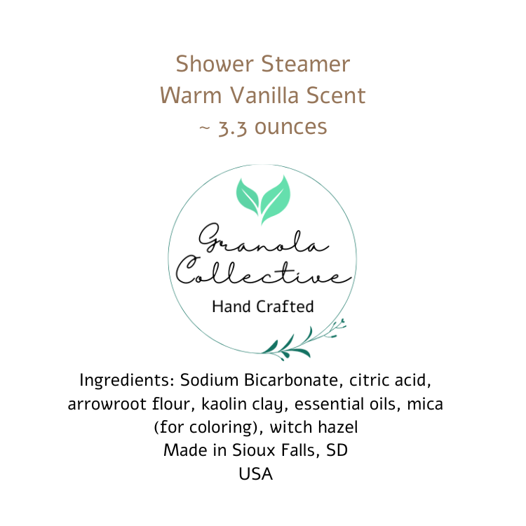 Shower Steamer - Natural Aromatherapy Spa Retreat in Your Home | Granola Collective